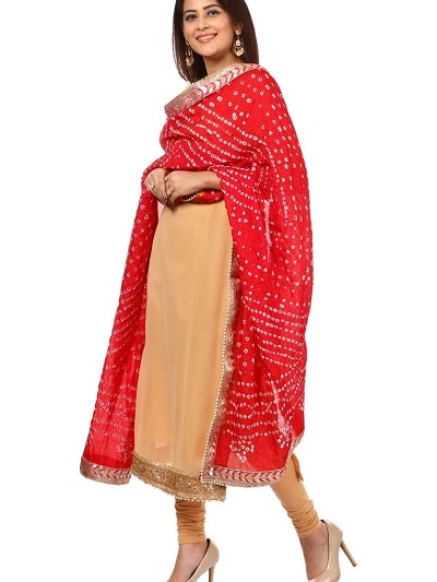 Bridal Ceremony Bandhej salwar suit