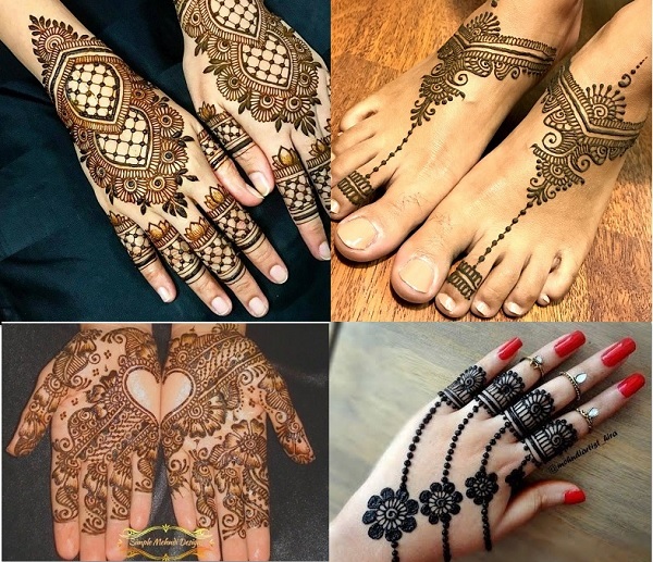 Latest 100 Simple and Easy Mehndi Design (2023) For Beginners and Learners