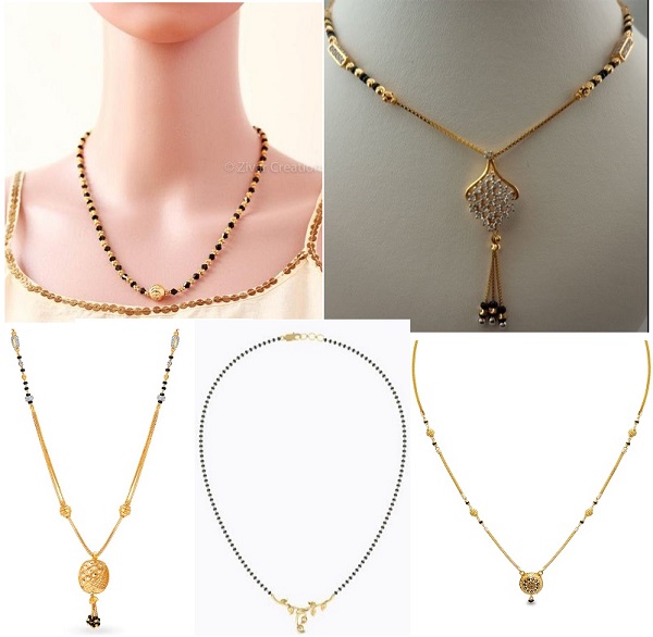 30 Latest Short Gold Mangalsutra Designs To Try in (2024)