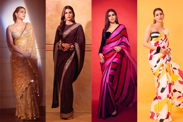Kriti Sanon's Stunning Saree Looks for Every Occasion