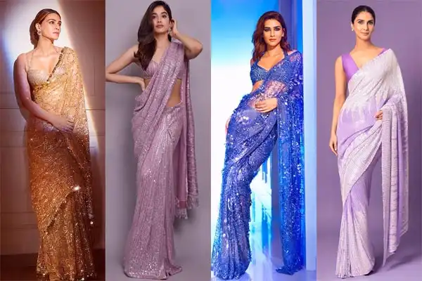 Top Trending Sequin Sarees to Shine and Sparkle at Every Party (2024)