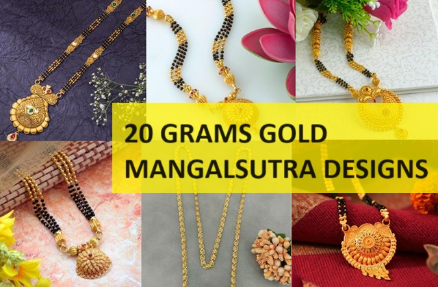 Latest 20 Grams Gold Mangalsutra Designs