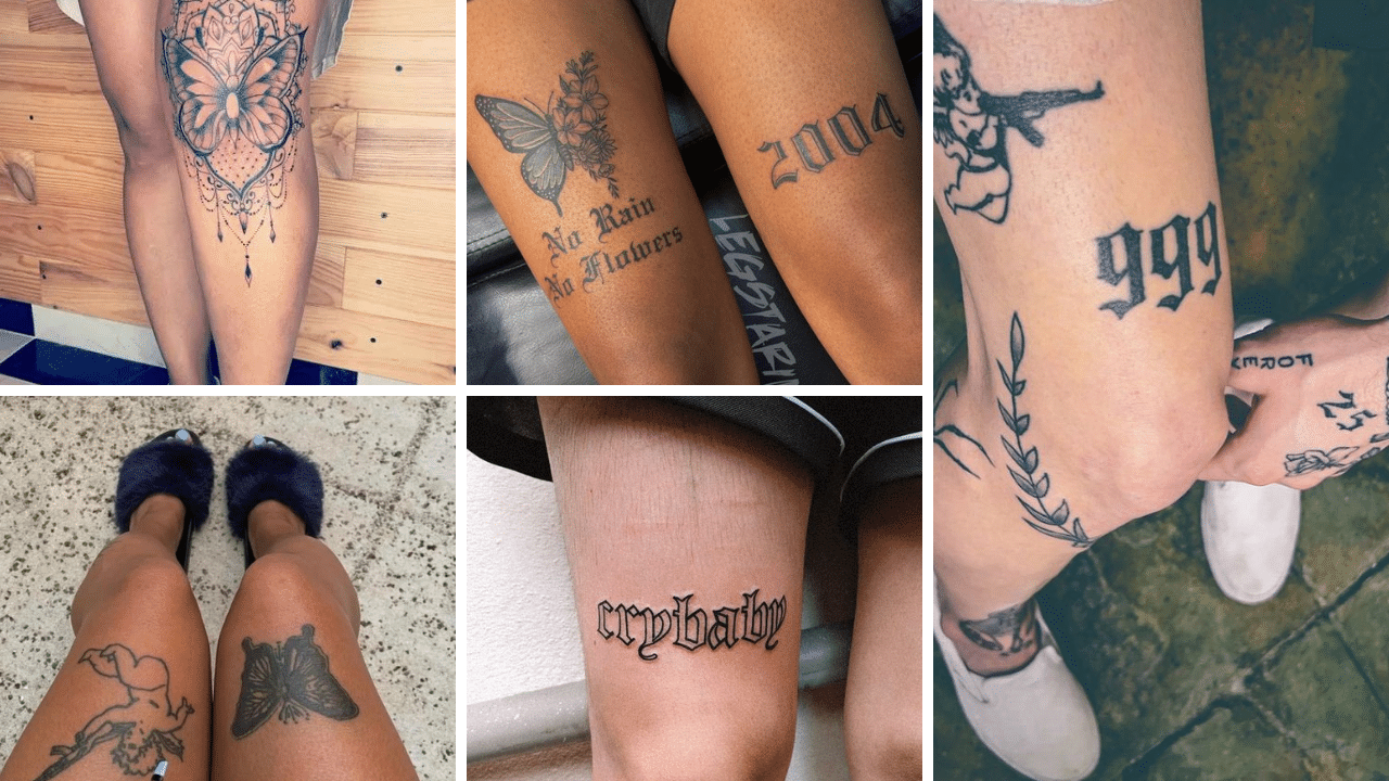 60+ Fabulous Knee Tattoo Words